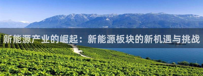 娱乐门徒北洋天下:新能源产业的崛起:新能源板块的新机遇与挑战