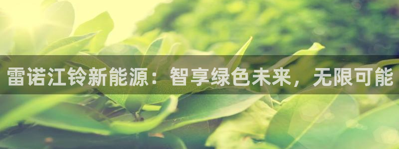 拉菲的门徒娱乐怎么样:雷诺江铃新能源:智享绿色未来,无限可能