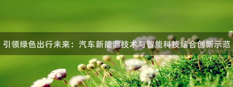 门徒娱乐软件下载安装:引领绿色出行未来:汽车新能源技术与智能