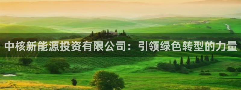 门徒娱乐在线登录网址:中核新能源投资有限公司:引领绿色转型的