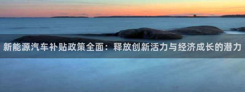 门徒娱乐登录网址是什么：新能源汽车补贴政